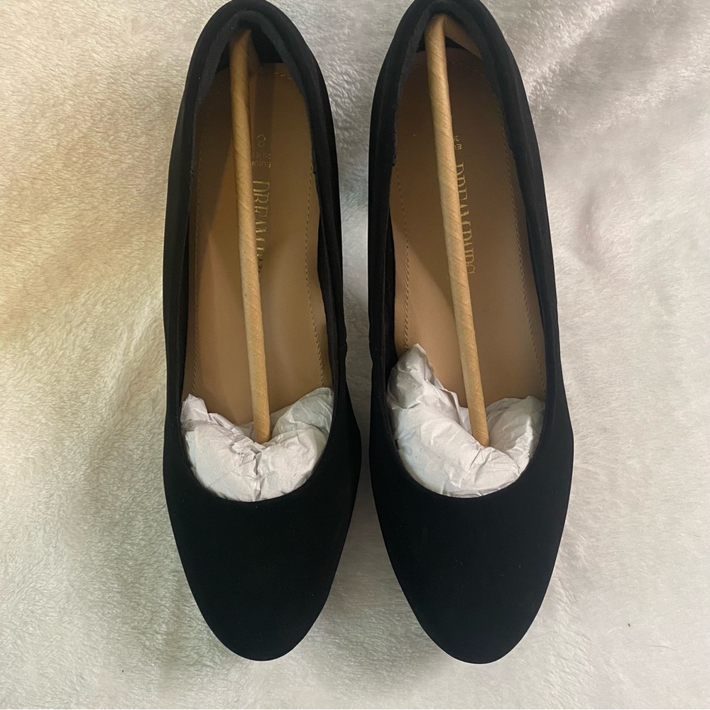 Dream Pairs Black Suede Pumps size 8 - Picture 2 of 9